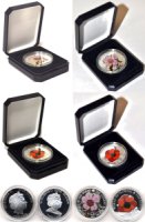 Остров Кука набор из 2 монет 2009, 2012гг. Цветы km-15